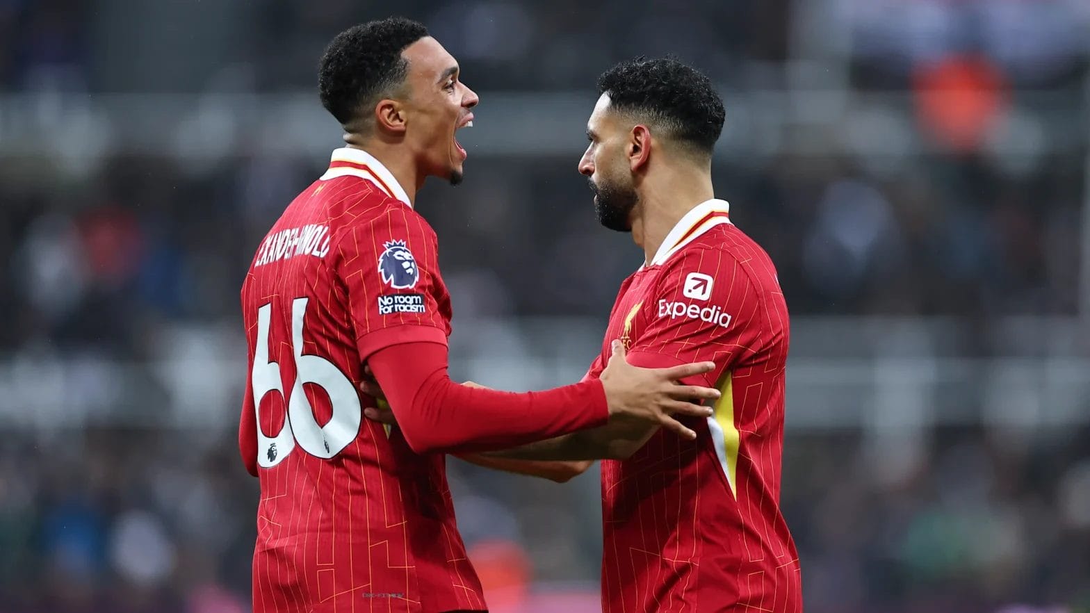 Mohamed Salah Leads Trent Alexander-Arnold Tributes After Liverpool Exit Confirmed 1 Trent Alexander-Arnold (left) has spent almost eight years playing alongside Mohamed Salah / Robbie Jay Barratt - AMA/GettyImages