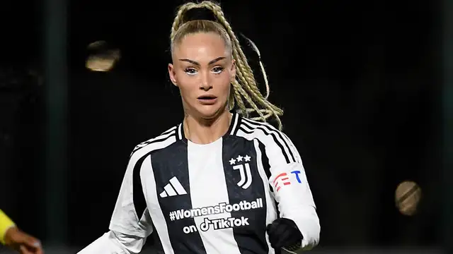 Juventus women's star Alisha Lehmann is a big fan of the club's new home shirt which will be worn during the 2025-26 season.