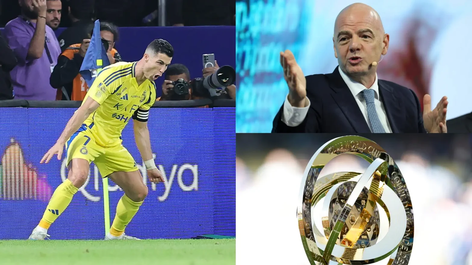 Gianni Infantino has said that there are ongoing discussions to have Cristiano Ronaldo play at the Club World Cup this summer.