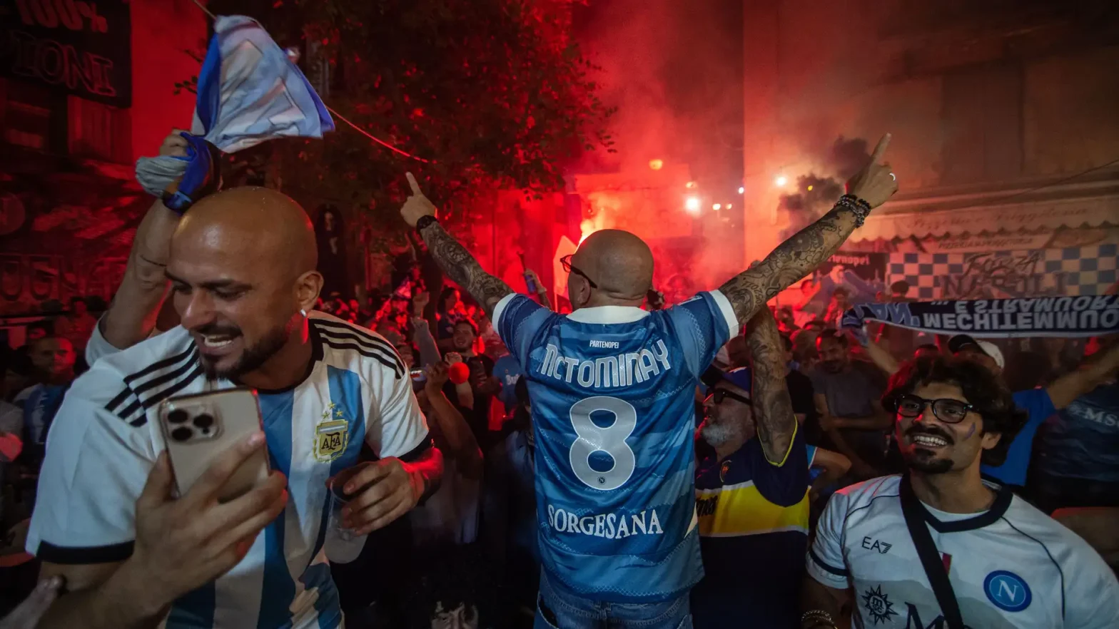 The Naples sky was lit up as Scott McTominay wrote himself into Napoli legend by leading Italian club to the Serie A title.