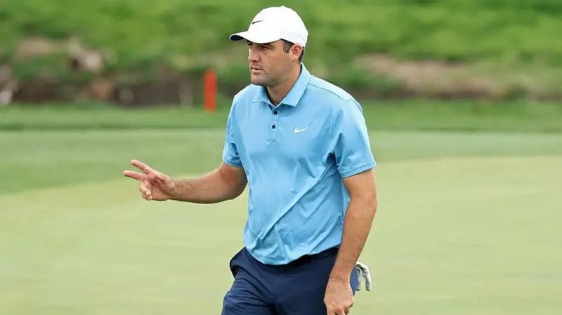 Scheffler Surges Ahead by Six After Storm Delay at the CJ Cup Byron Nelson 1 Scottie Scheffler won seven titles on the PGA Tour last season