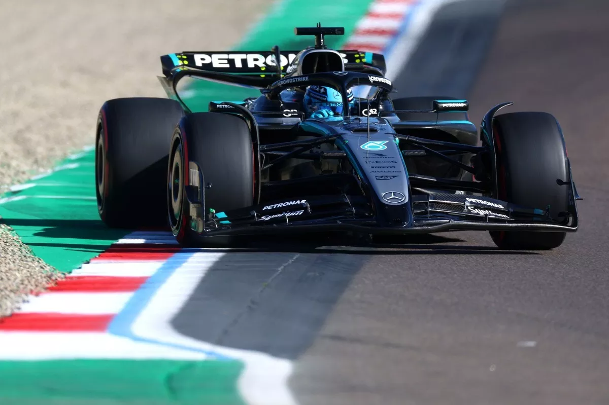 Russell Eyes Pole Position in Imola 1 George Russell, Mercedes