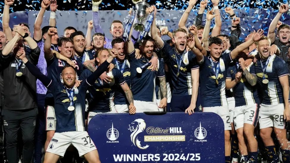 Ups, downs and the race for Europe 7 Falkirk had to wait until the final day of the season to pip Livingston to the title
