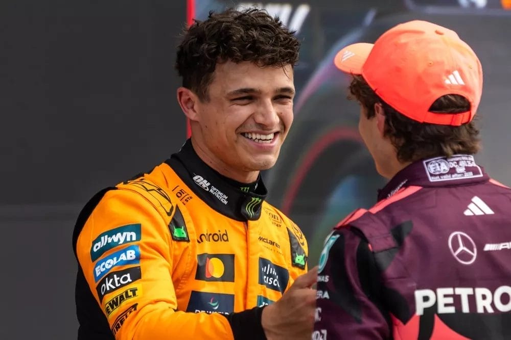 Lando Norris, McLaren, Andrea Kimi Antonelli, Mercedes
