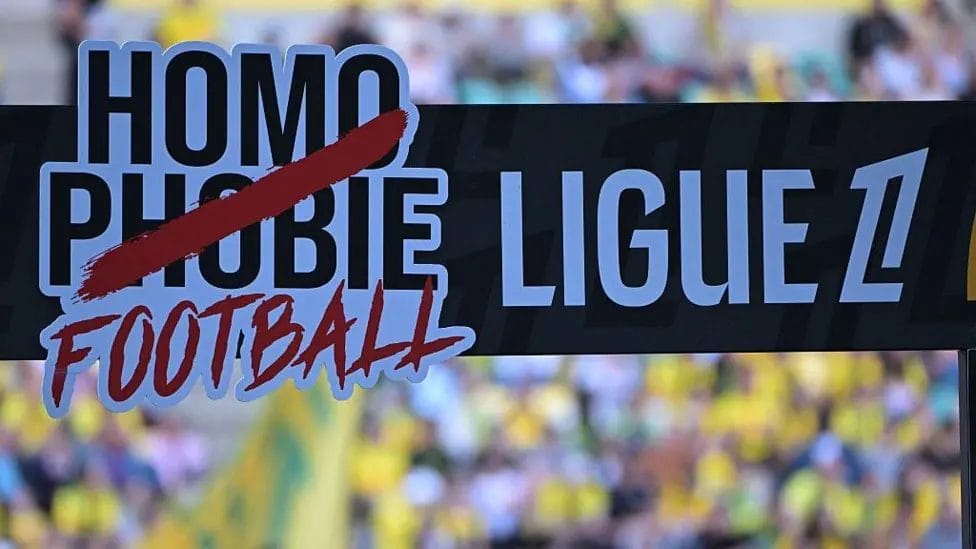 Controversy hits French anti-homophobia campaign 2 Anti-homophobia banners were displayed at games in the French top flight this weekend