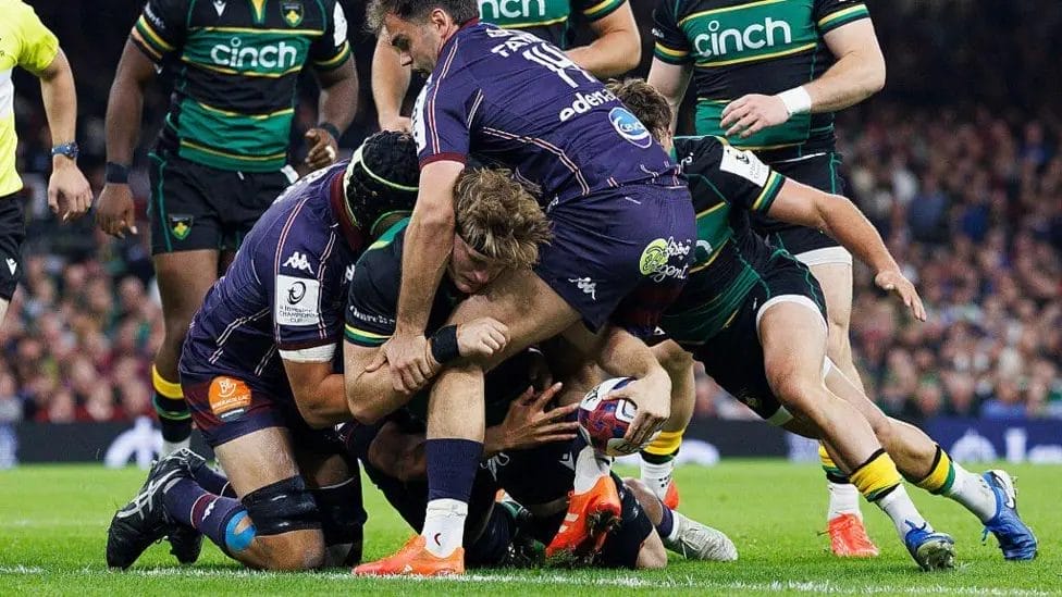 Bordeaux Bulldoze Northampton to Clinch Maiden Champions Cup Triumph 2 Coles found a way over inside two minutes to fuel hope among the travelling Northampton fans