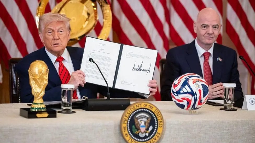 'World Cup can be incentive for Russia to end war' 2 President Trump (left) is serving his second term as president
