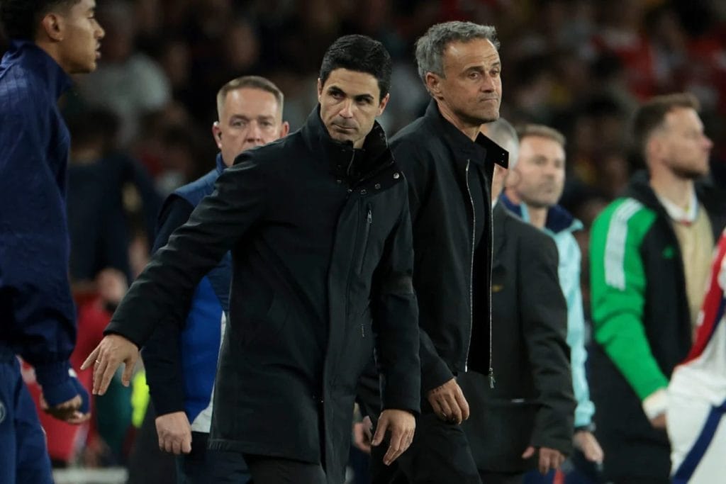 Arteta's comments were questioned by Luis Enrique / Jean Catuffe/GettyImages
