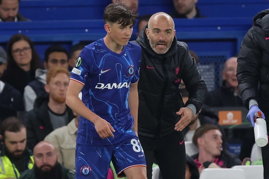 Reece James Offers Hilarious Review of Record-Breaking Chelsea Youngster After Djurgarden Win 2 Walsh caught the eye in Chelsea's midfield / Crystal Pix/MB Media/GettyImages