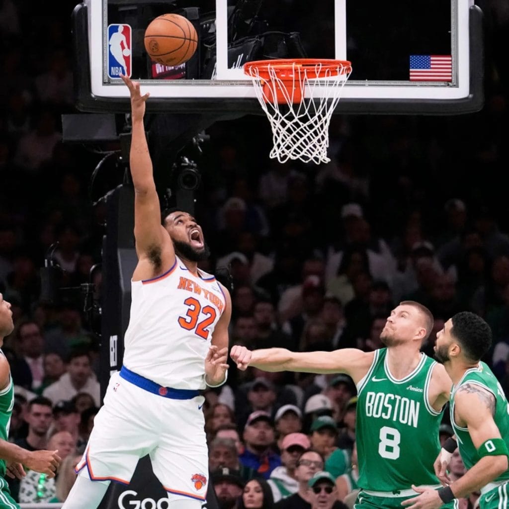 Karl-Anthony Towns Shrugs Off Injury Concern After Knicks’ Game 3 Loss to Celtics 3 image 5 1