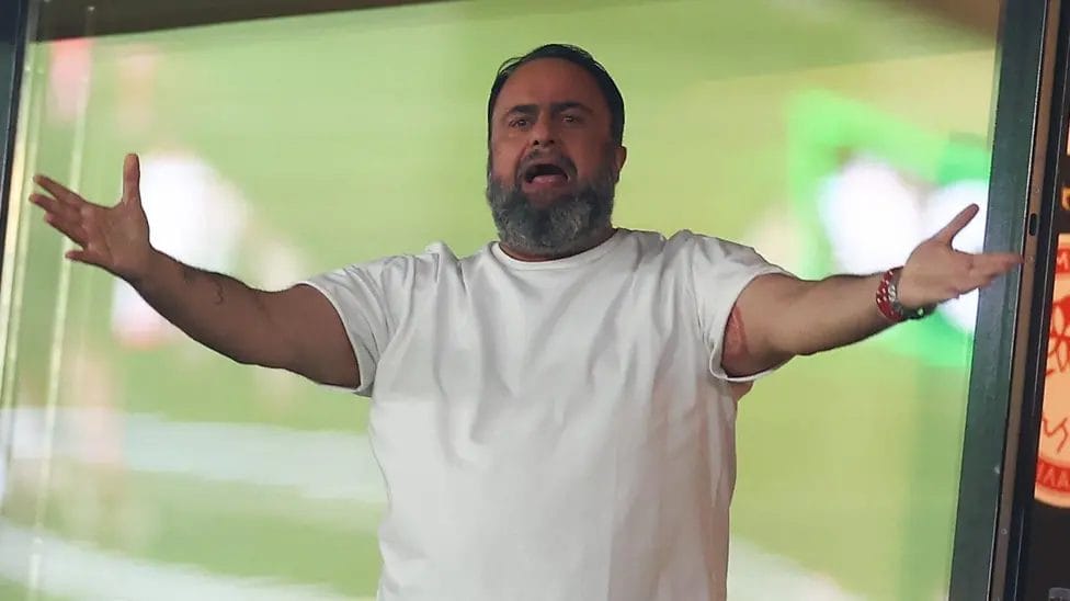 Evangelos Marinakis has courted controversy during his time at Nottingham Forest

