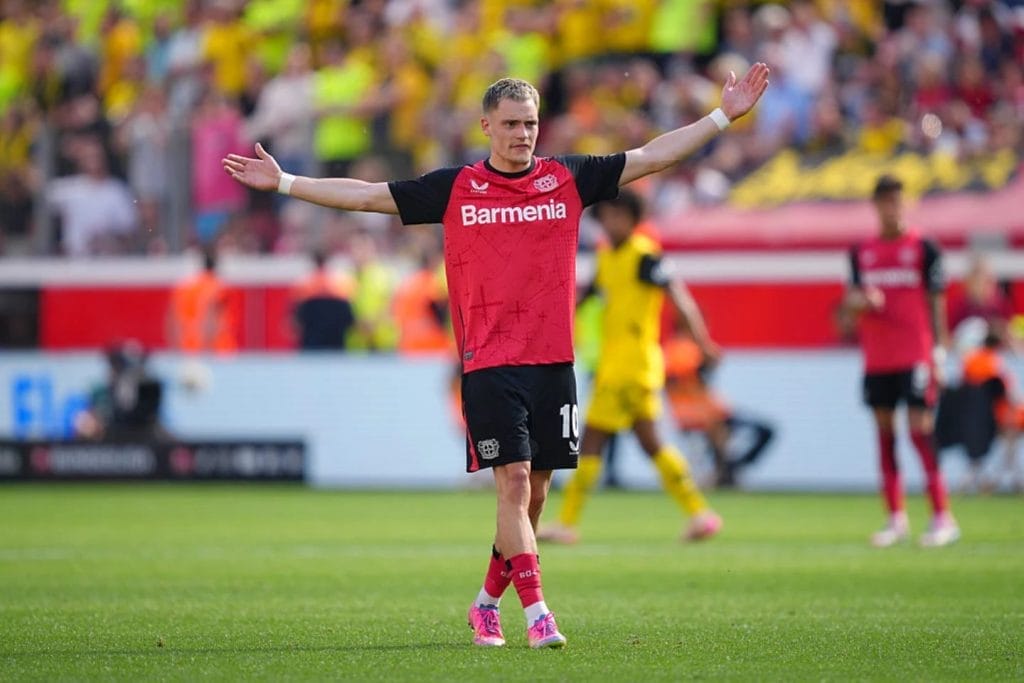 Liverpool Hold Shock Florian Wirtz Talks During Man City Transfer Visit 2 There is some significant competition for Wirtz's signature / Pau Barrena/GettyImages