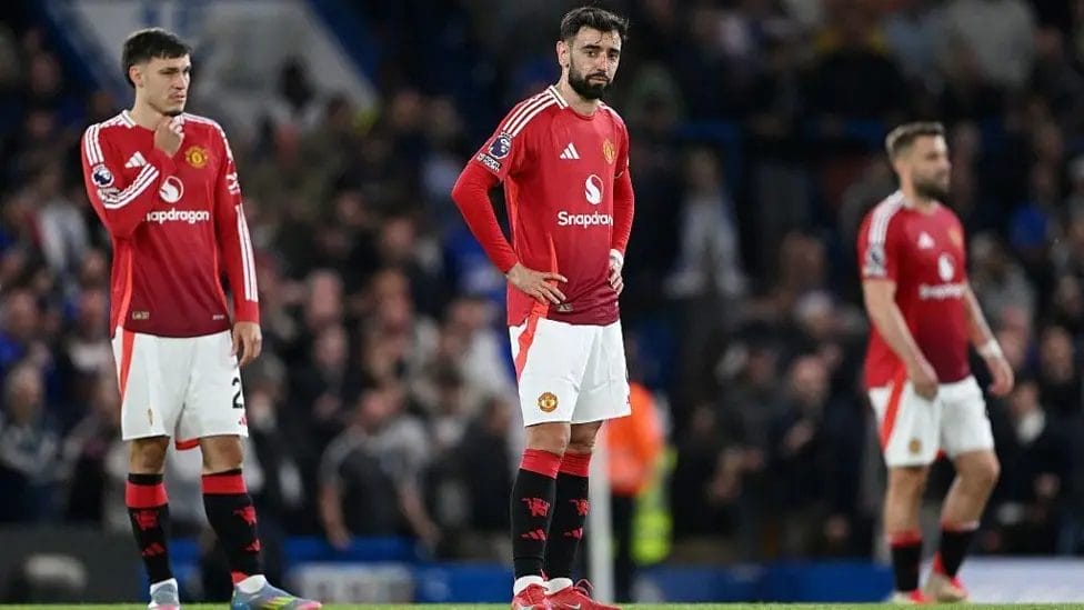 Record lows for Man Utd & Spurs - but who's in best shape for Bilbao? 3 Ruben Amorim chose to name a strong XI at Chelsea, including starting Players' Player of the Season Bruno Fernandes