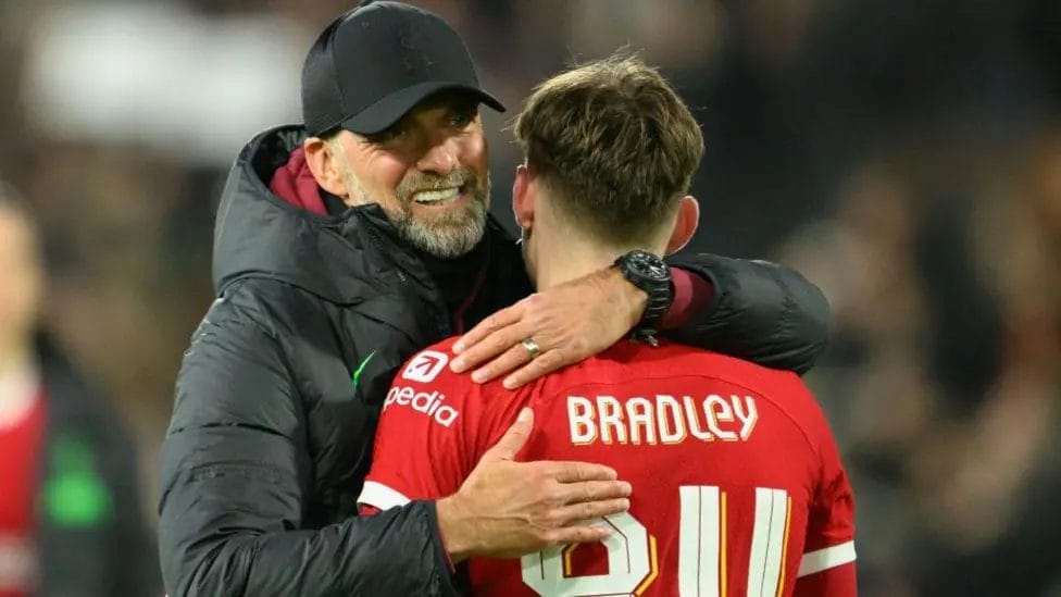 Bradley's form convinced Jurgen Klopp not to sign another right-back in his final summer at Liverpool

