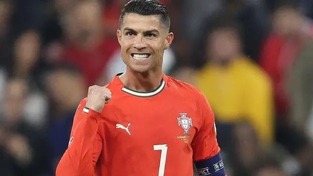 Cristiano Ronaldo is the joint-second top scorer in the 2024-25 Nations League with seven goals