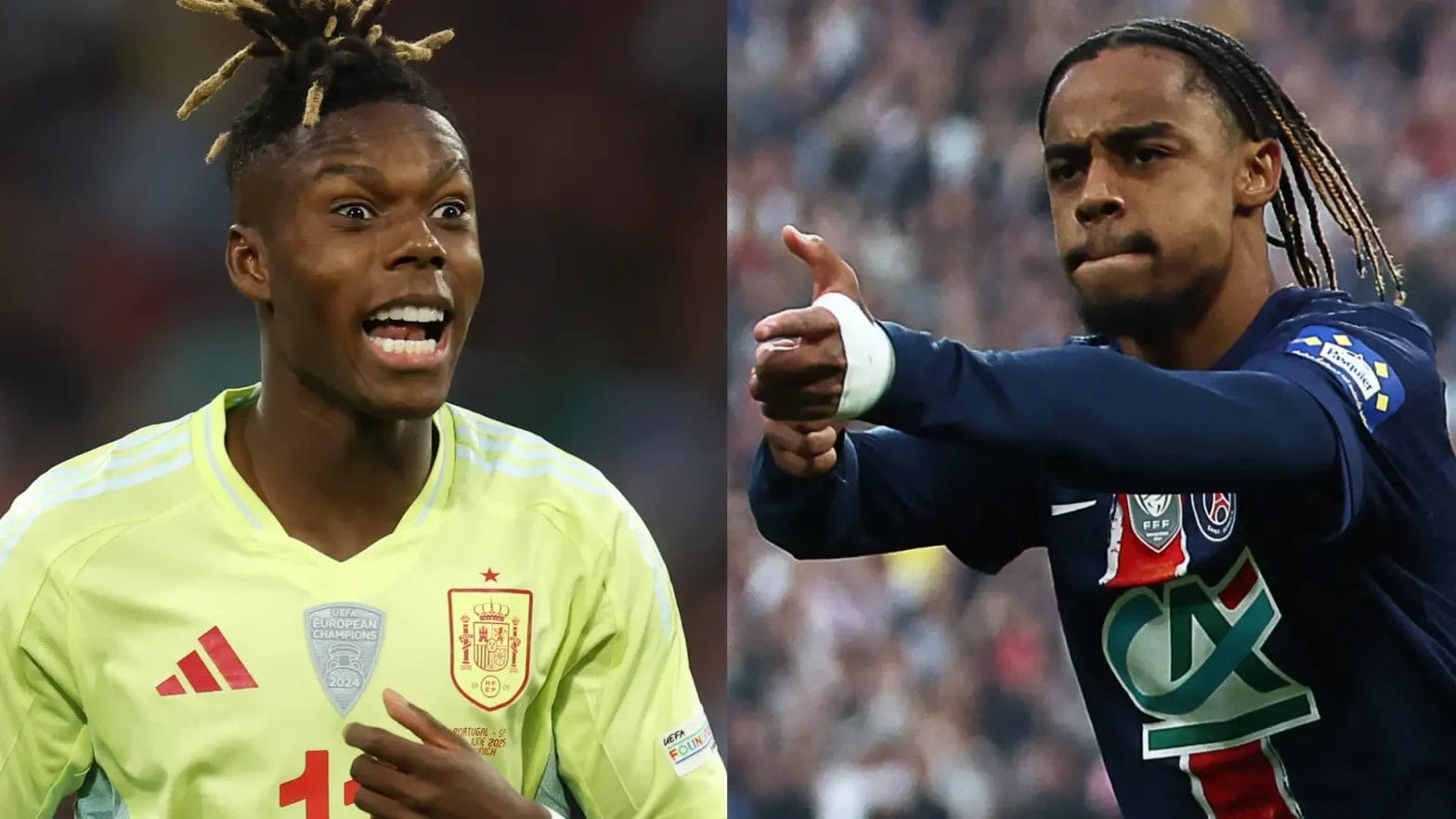 Bayern Munich Plot Summer Bids for Bradley Barcola and Nico Williams but Transfers for PSG and Athletic Club Stars Held Up by Leroy Sane and Kingsley Coman Uncertainty 1 Bayern Munich have identified Paris Saint-Germain star Bradley Barcola and Athletic Bilbao's Nico Williams as possible summer signings.