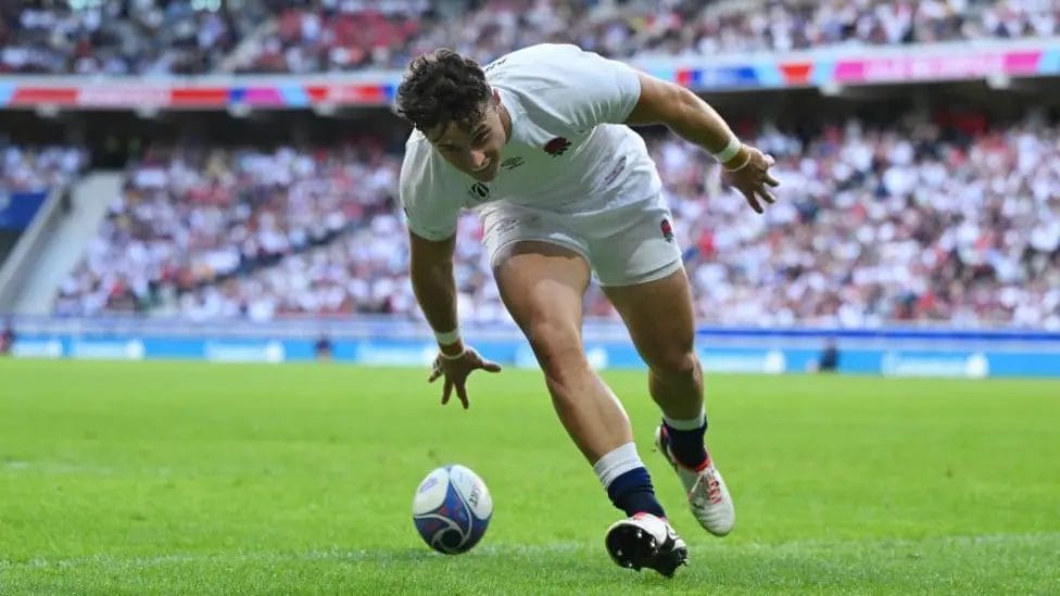 Henry Arundell scored five tries in England's pool-stage win over Chile at France 2023, but his only other appearance came in the third-place play-off against Argentina