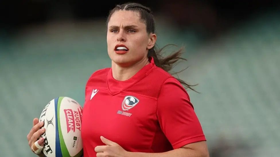 American superstar Ilona Maher features in promotional material for R360 league

 