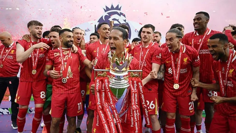 Liverpool won their 20th league title in 2024-25


