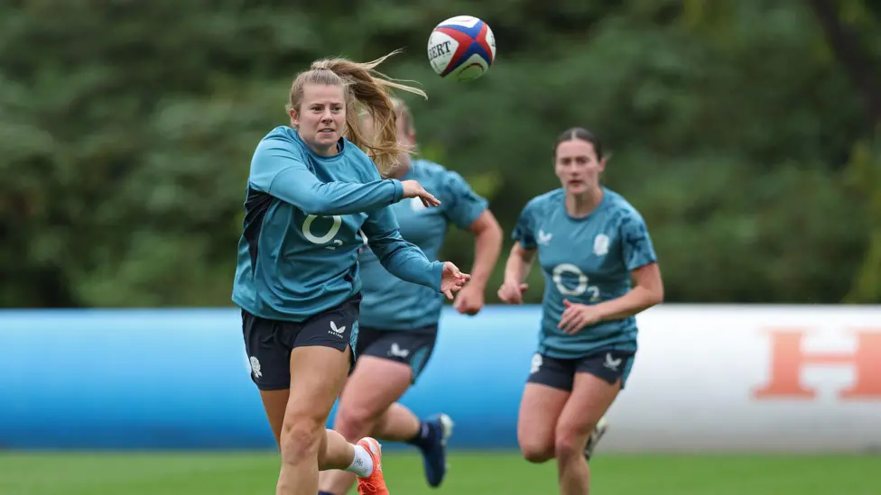 Zoe Harrison starts at fly-half for the Red Roses in their first World Cup warm-up against Spain